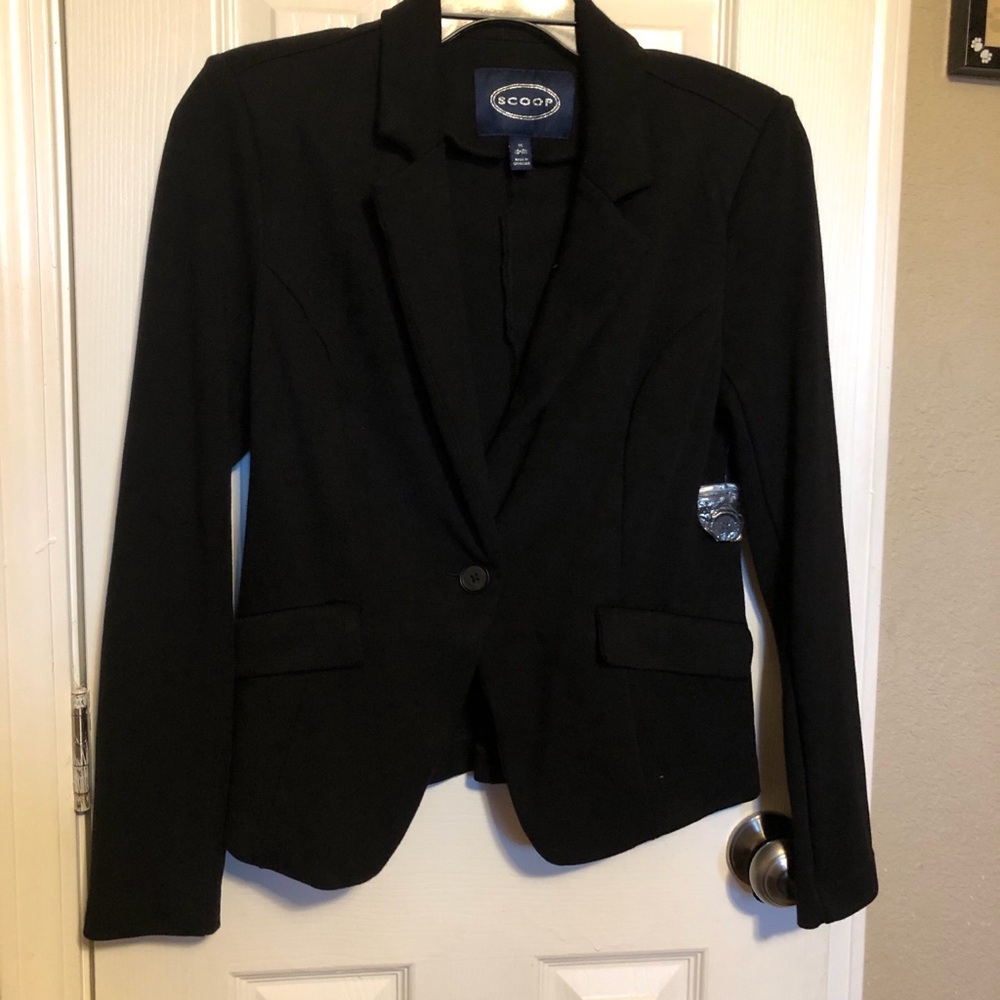 Sleek Black Blazer by Scoop